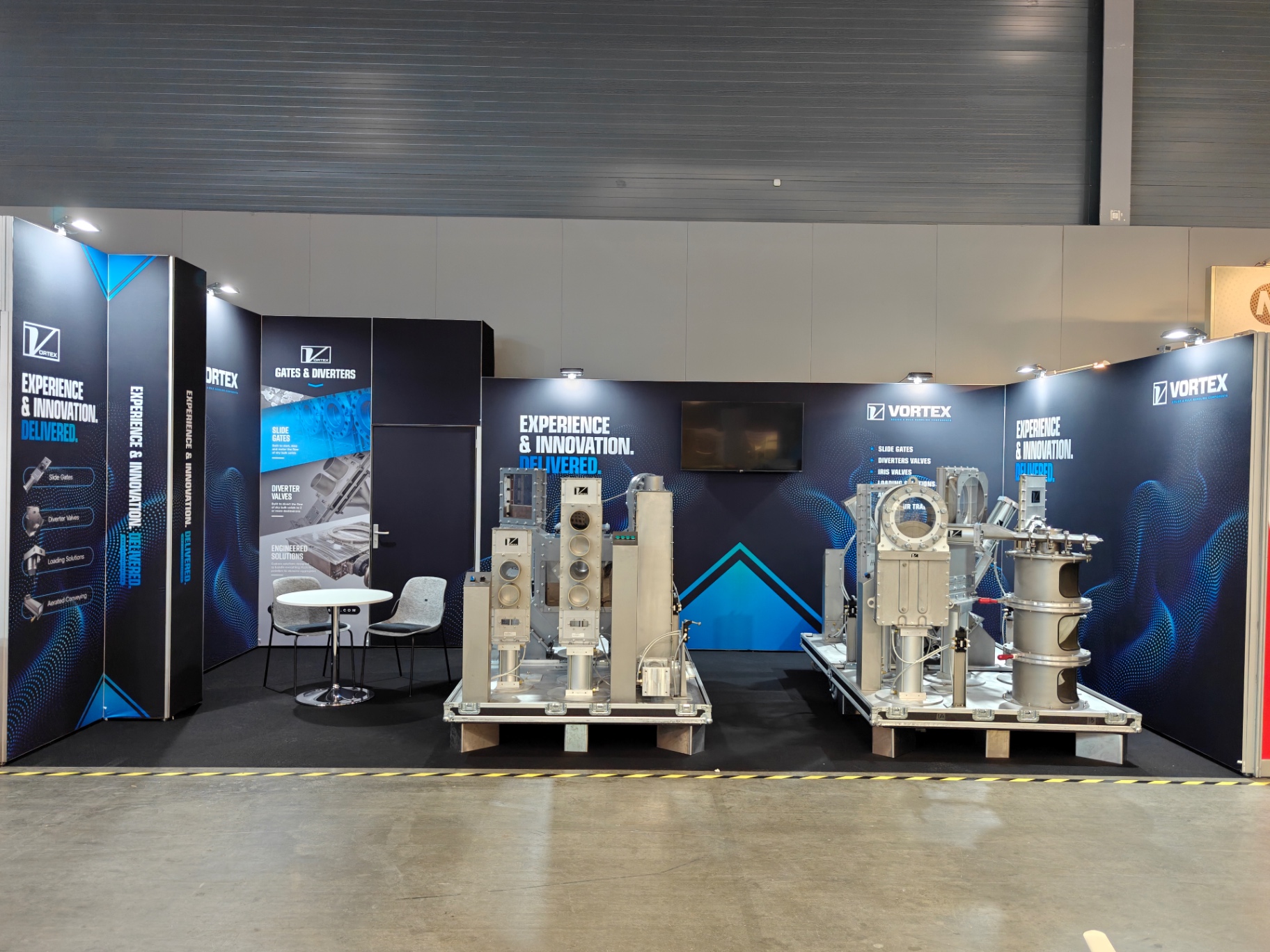 Vortex — Experience & Innovation — Bulk Handling exhibition stand