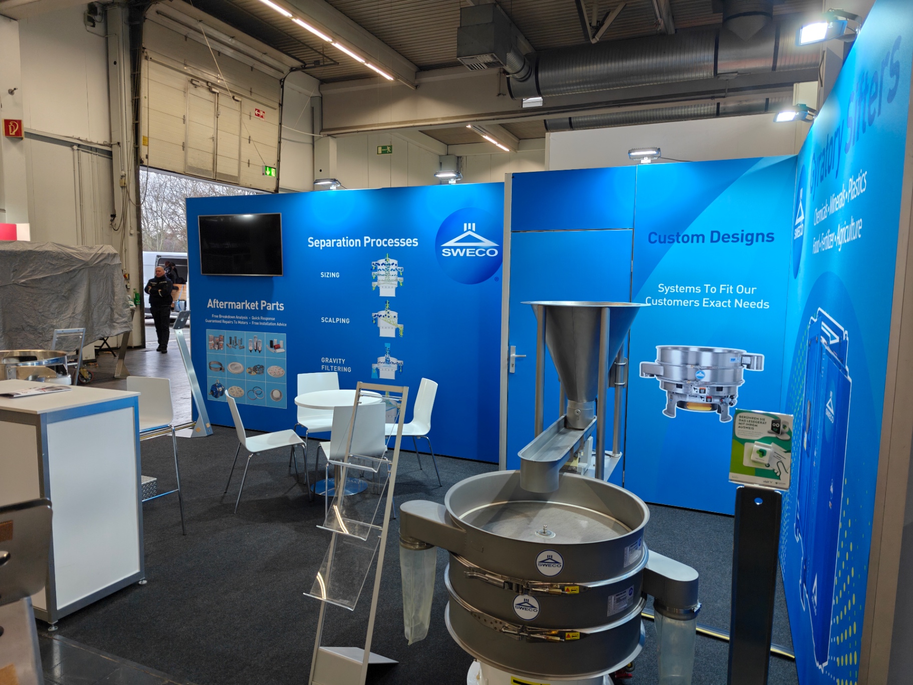 SWECO — Separation Processes — Process Equipment exhibition stand