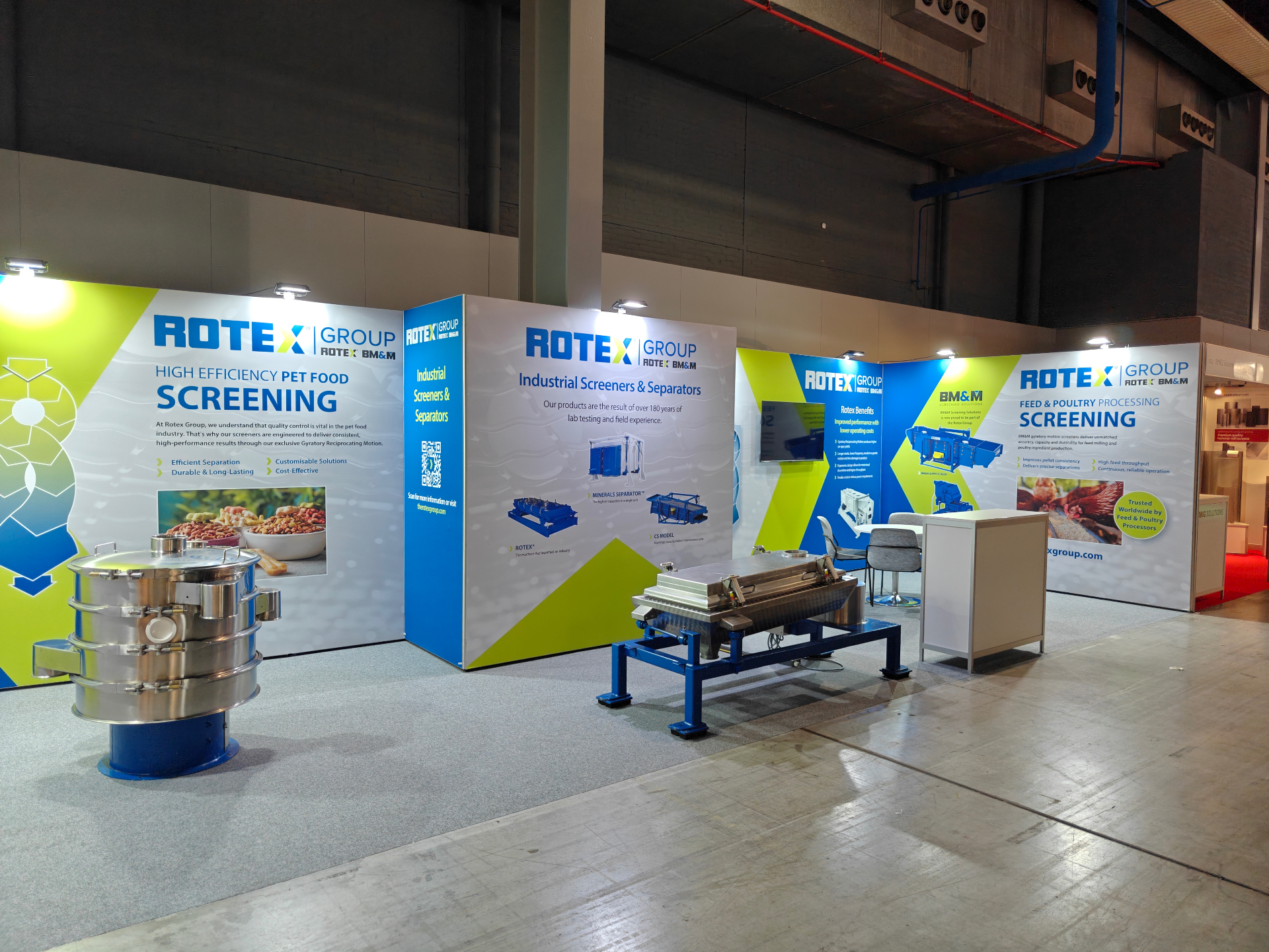 On-site Build - example exhibition stand