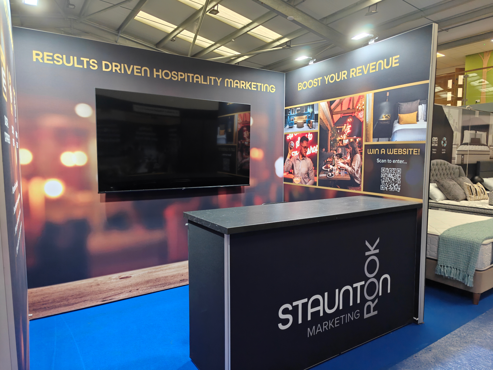 AV & Technology - example exhibition stand