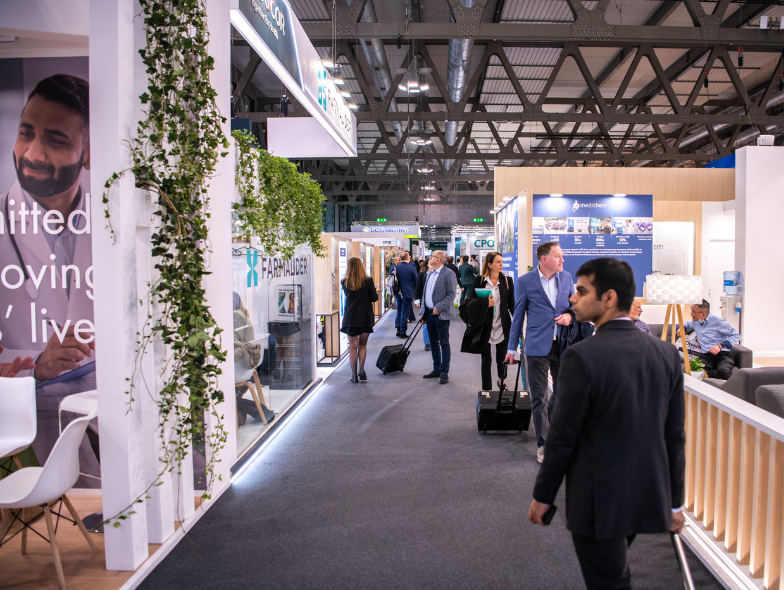 Healthcare & Pharma - example exhibition stand