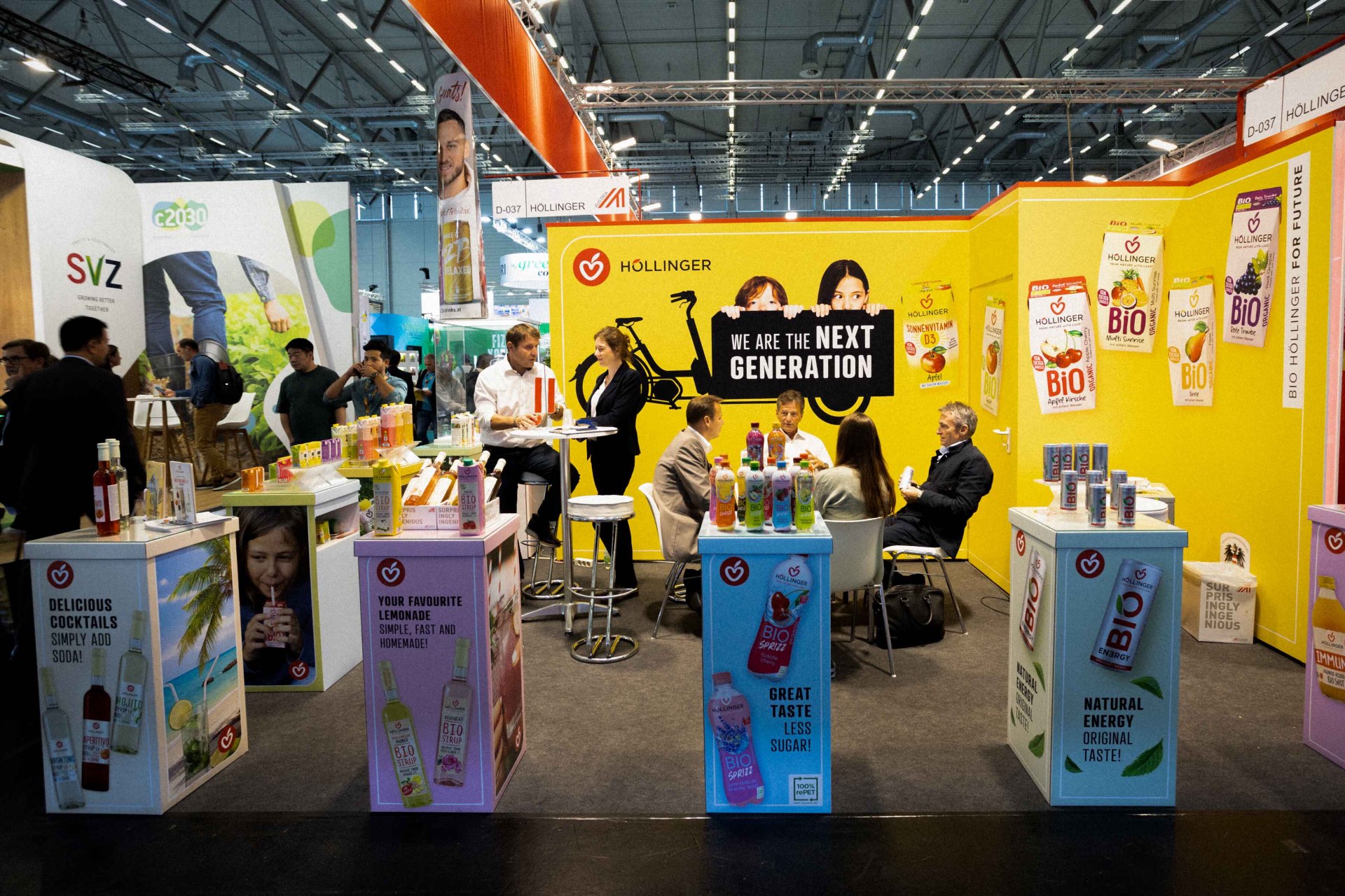 Food & Drink - example exhibition stand