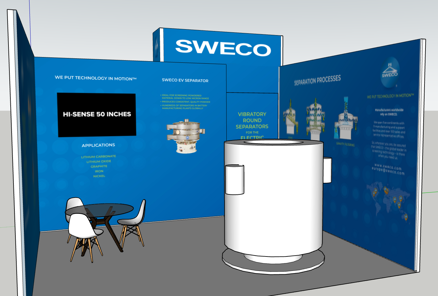 3D Visualisation - example exhibition stand